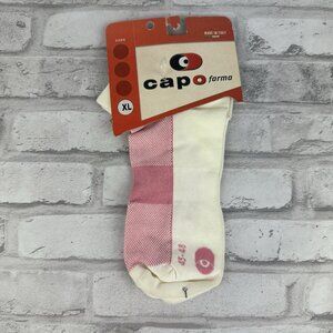 Capo Forma Low Rider Socks Cycling Fitness Womens Size XL 12.5-14.5 NWT Pink